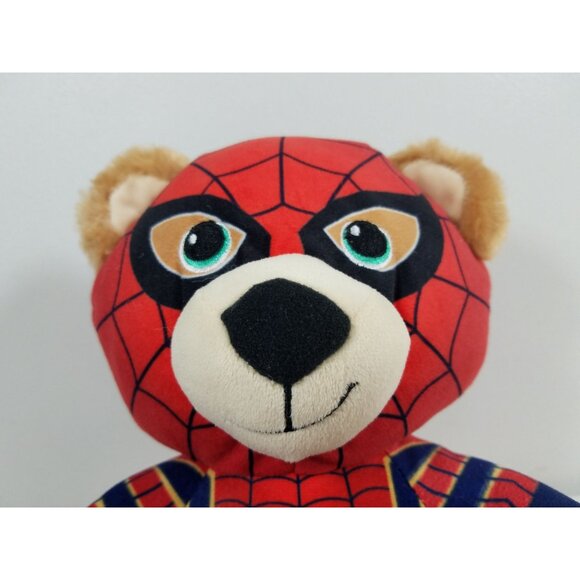 Marvel Avengers Infinity War Iron Spider Man Bear Plush 17" By Build-A-Bear Work - Picture 4 of 8